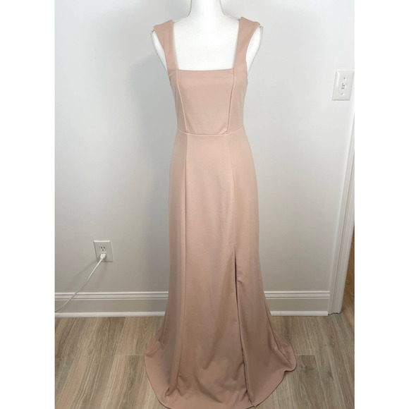 Show Me Your Mumu Paris Gown in Dusty Blush Stretch Size Medium New - Picture 4 of 16